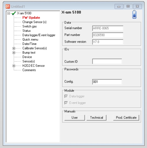 過氧化氫檢測儀數據